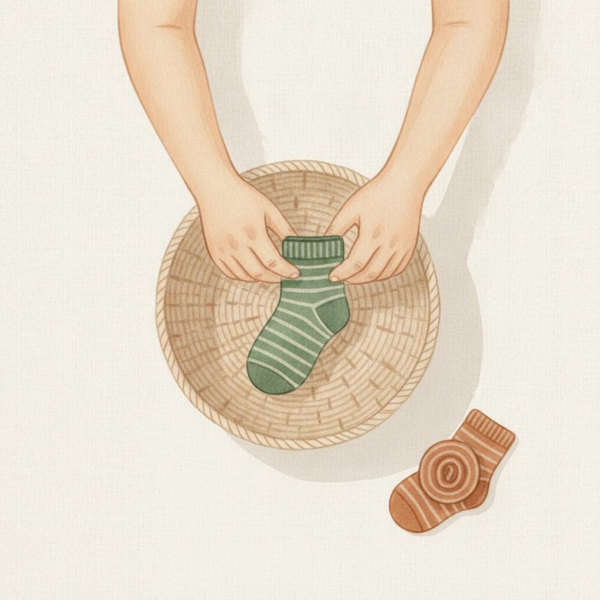 Mettre son linge au panier